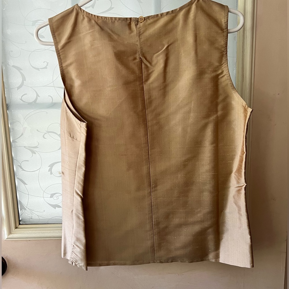 Silk Lore by Beth Terrell π― silk button down jacket and tank top. Size M NWT - Picture 10 of 13